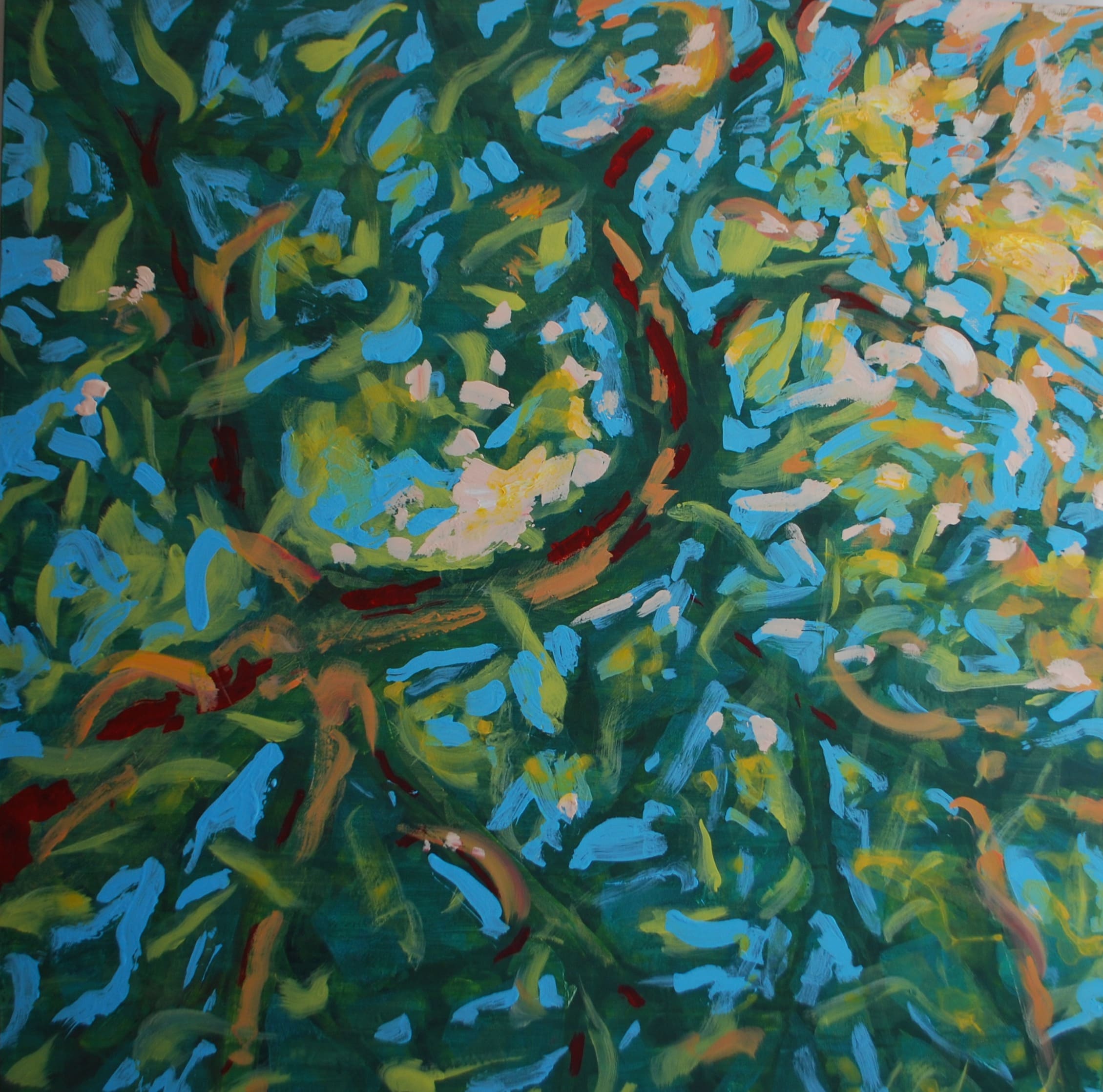 21 acrylique sur toile 100 x 100 cm