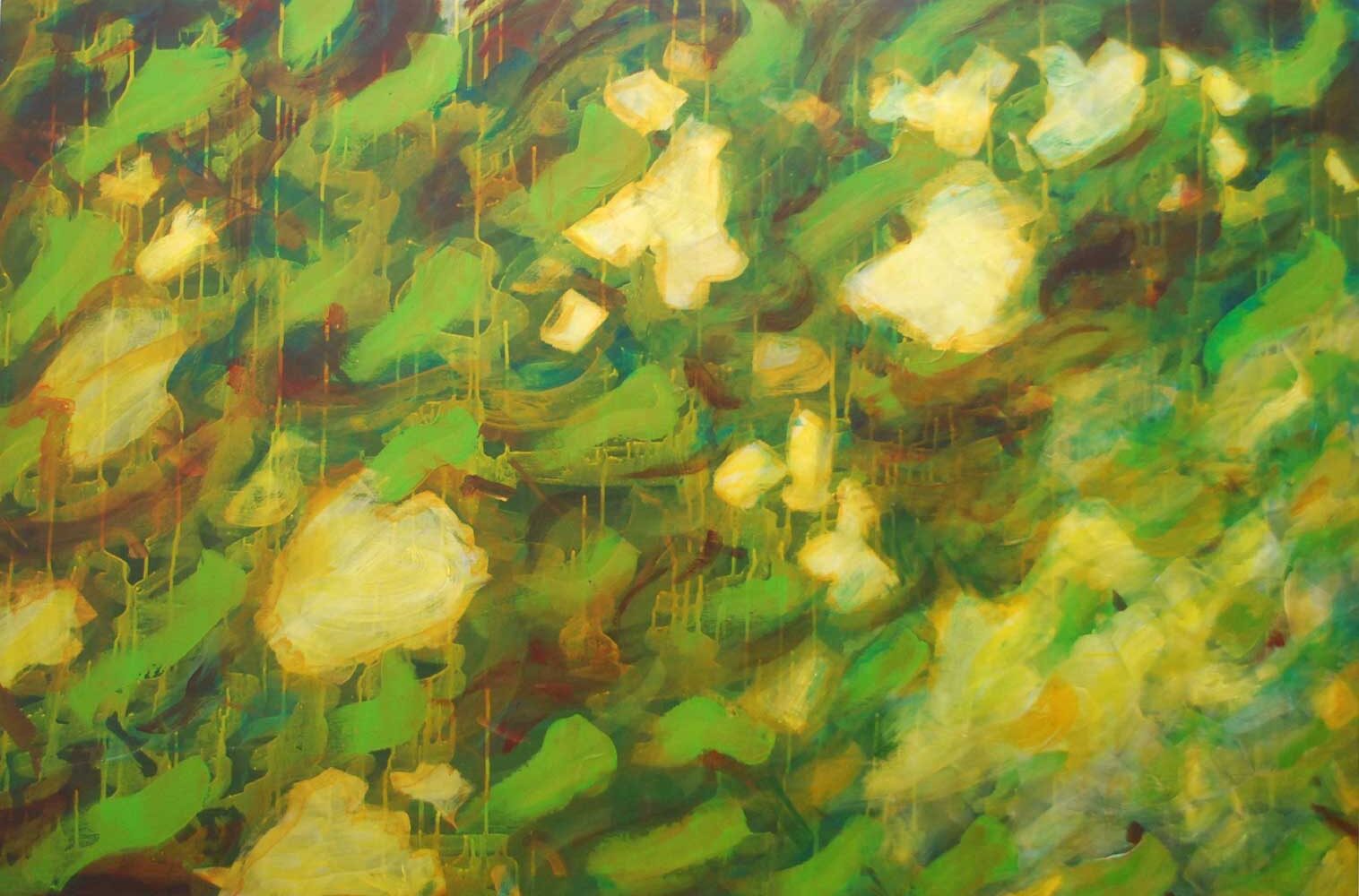 18 lumière iii acrylique sur toile 150 x 100 cm